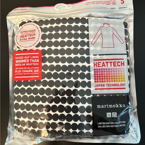 NEW UNIQLO MARIMEKKO HEATTECH TURTLENECK - Picture 6 of 8